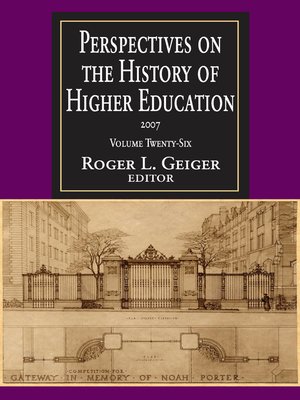 cover image of Perspectives on the History of Higher Education
